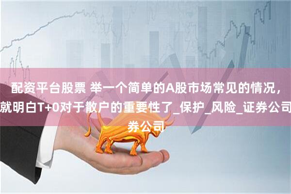配资平台股票 举一个简单的A股市场常见的情况，就明白T+0对于散户的重要性了_保护_风险_证券公司