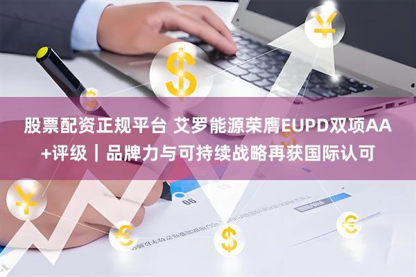 股票配资正规平台 艾罗能源荣膺EUPD双项AA+评级｜品牌力与可持续战略再获国际认可