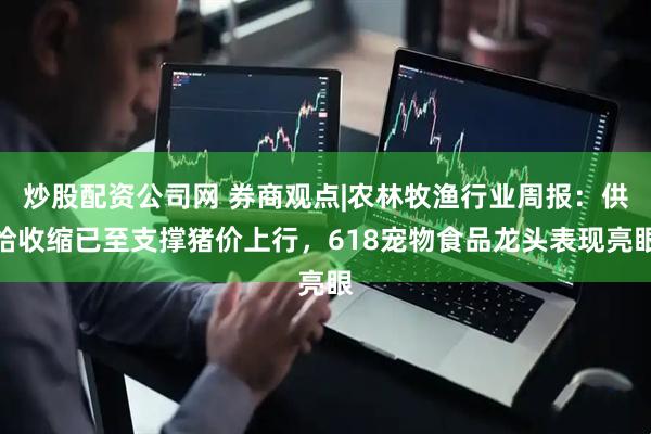 炒股配资公司网 券商观点|农林牧渔行业周报：供给收缩已至支撑猪价上行，618宠物食品龙头表现亮眼