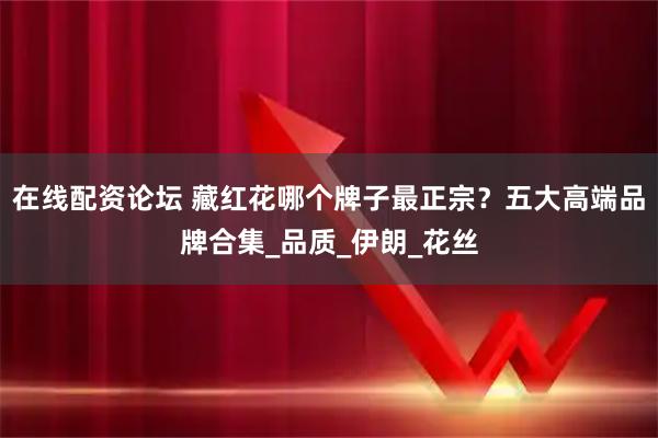 在线配资论坛 藏红花哪个牌子最正宗？五大高端品牌合集_品质_伊朗_花丝